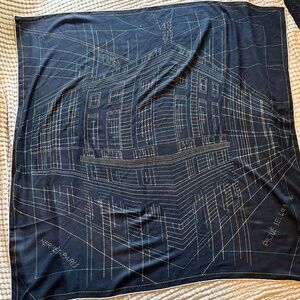 Hermès Pique Sellier Cashmere Shawl 140cm - Good Condition